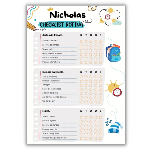 Checklist de Rotina