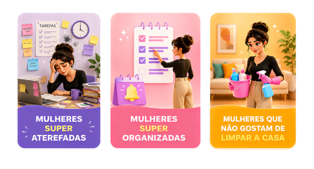 Para quem é o material de organização