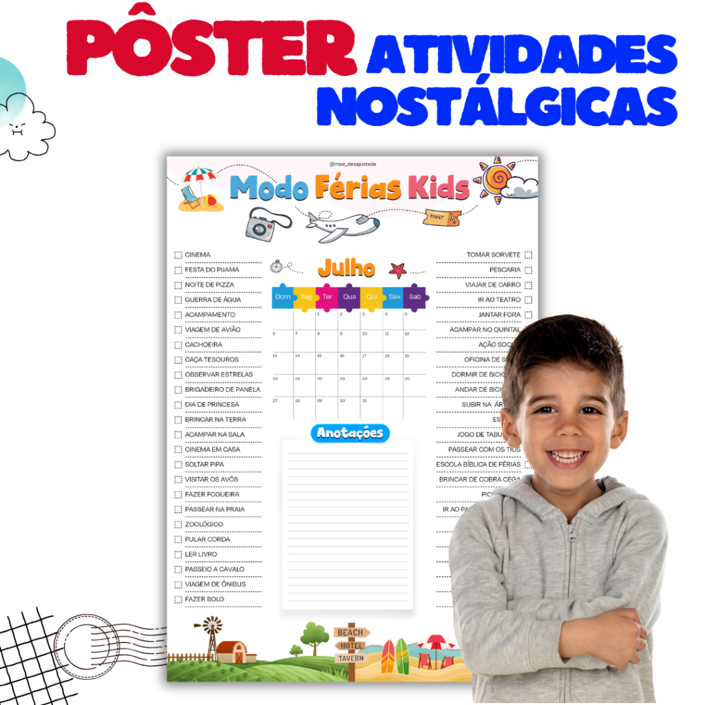 Pôster de Atividades Nostálgicas